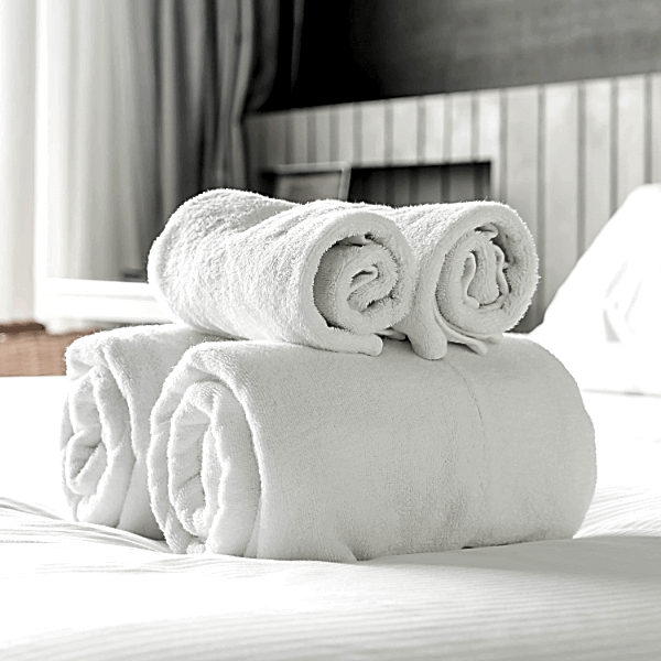 White Hotel Towels 600X600